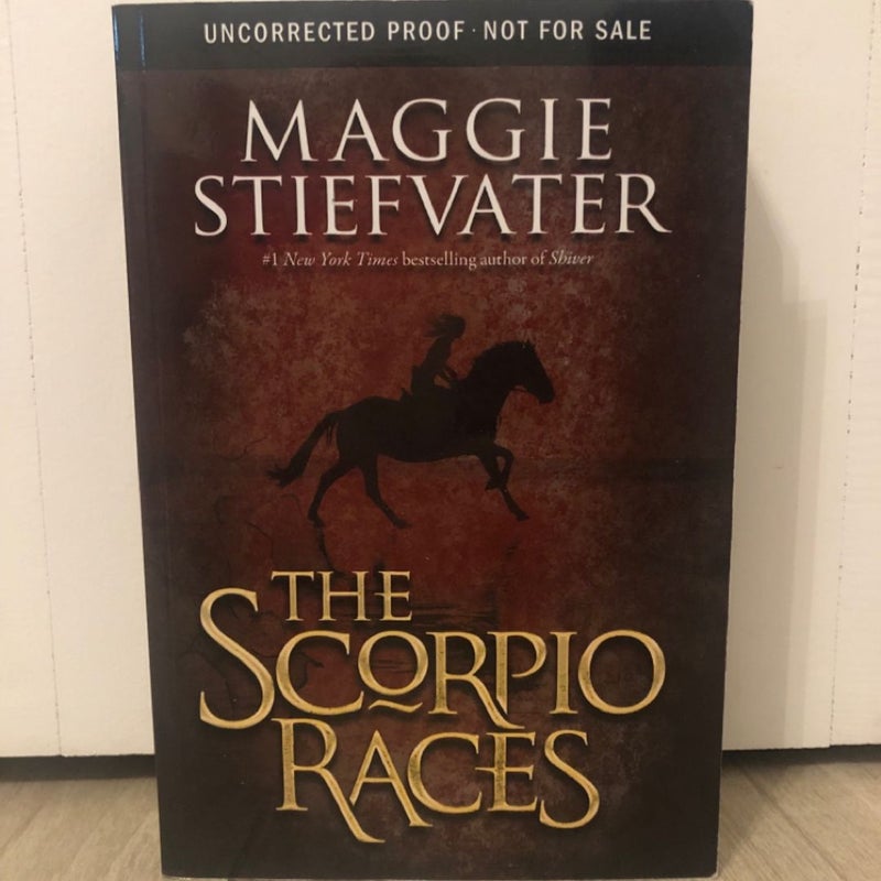 The Scorpio Races Maggie Stiefvater YA ARC Advanced Readers Copy Proof