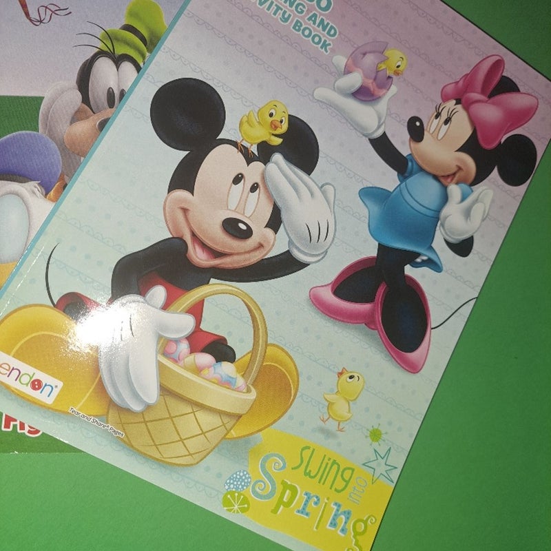 Mickey and Minnie Mouse Coloring Books 