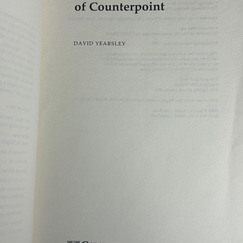 Bach and the Meanings of Counterpoint