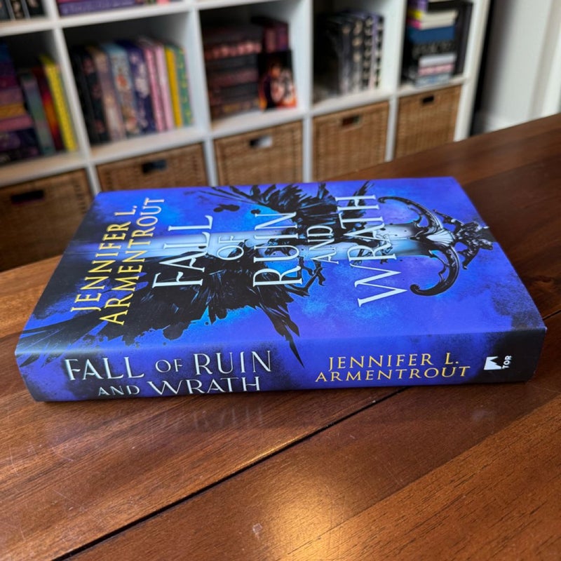 Fairyloot Exclusive Edition of Fall of Ruin and Wrath by Jennifer L Armentrout