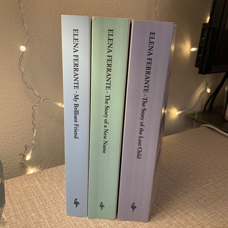 Neopolitian Novels #1, 2 & 4 (My Brilliant Friend, the Story of a New Name, the Story of a Lost Child) 