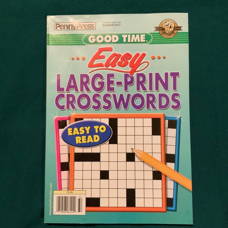 Good Time Easy Large-Print Crosswords