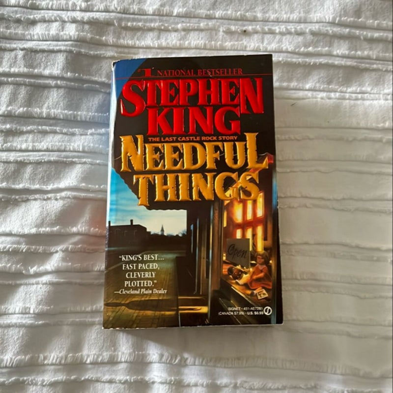 Needful things