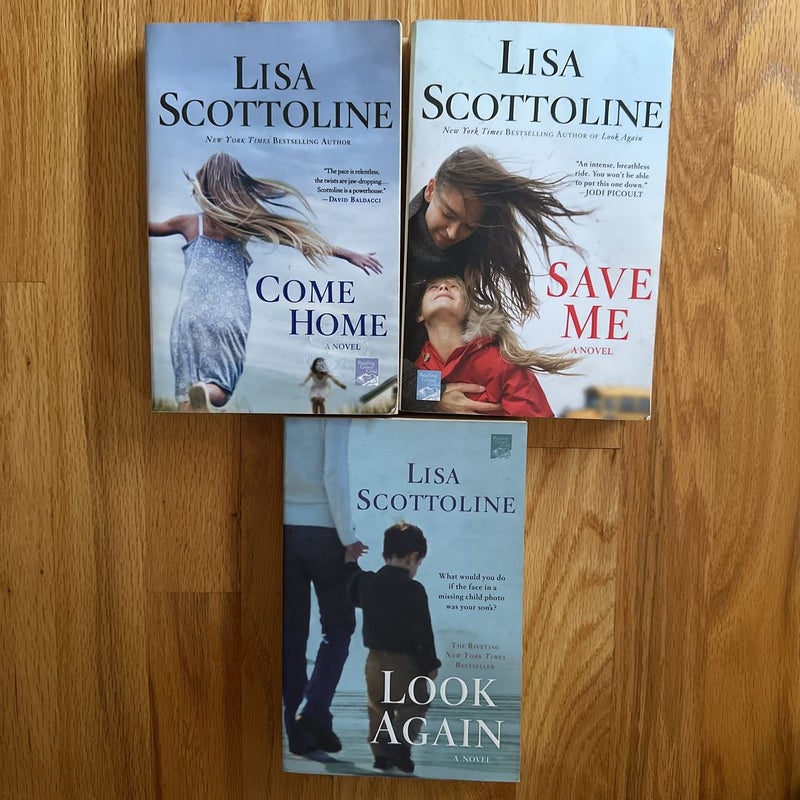 Lot of 3 Lisa Scottoline books - Look Again plus 2 more 