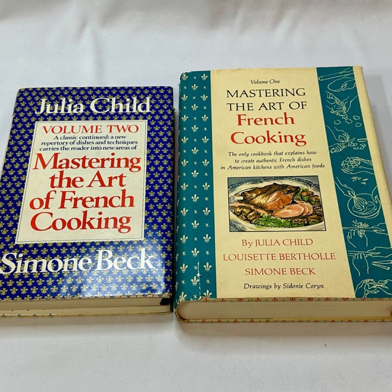 Mastering the Art of French Cooking Vol. 1 and 2 Julia Child