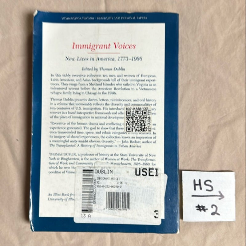 Immigrant Voices