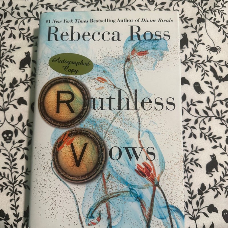 Signed and Sprayed edged copy of Ruthless Vows