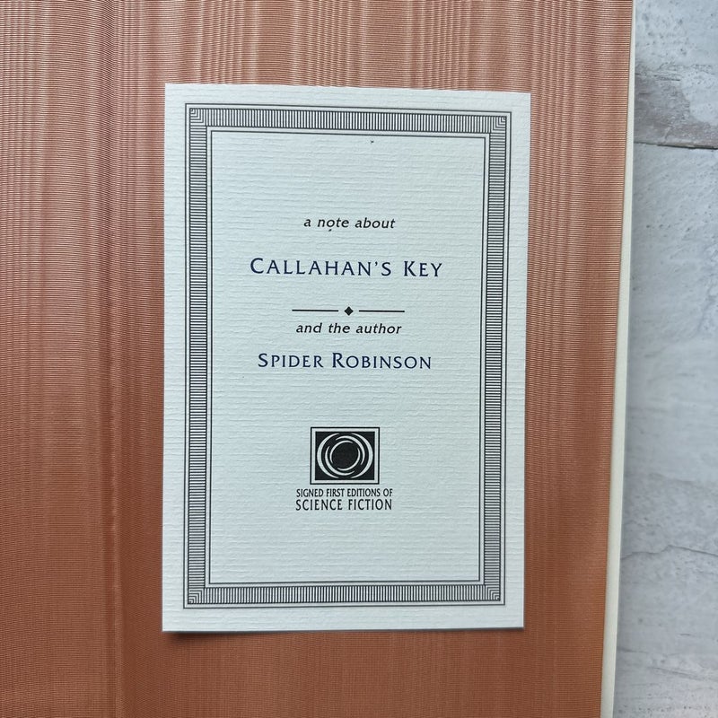 Callahan's Key- First Edition Signed