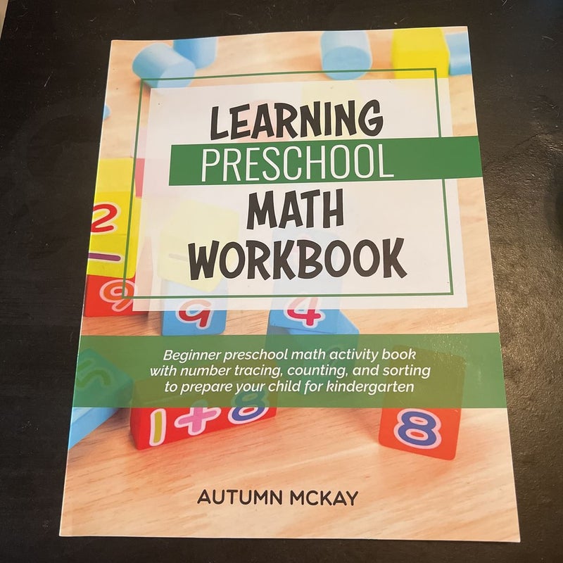 Learning Preschool Math Workbook