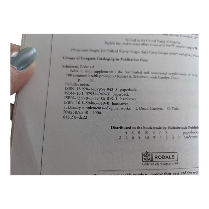 Solve It with Supplements