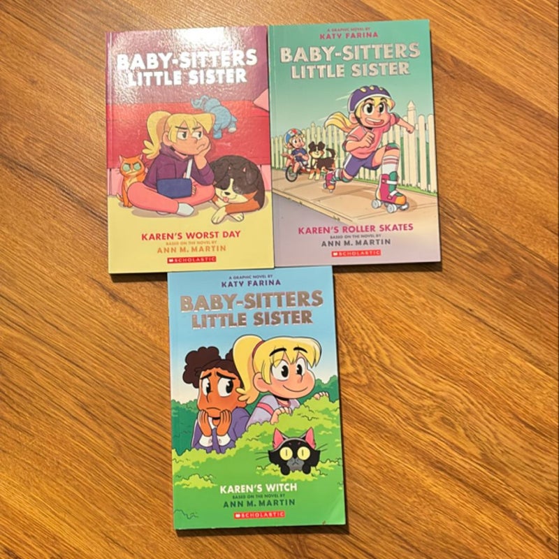 Baby-Sitters Little Sister: Karen’s Roller Skates, Karen’s Witch, and Karen's Worst Day 