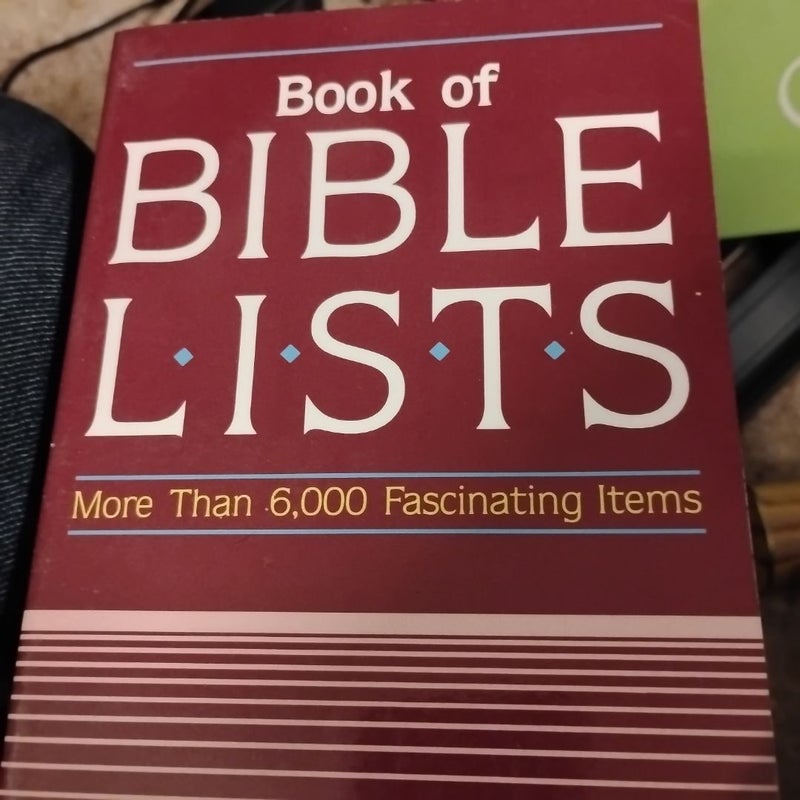 Willmington's Book of Bible Lists