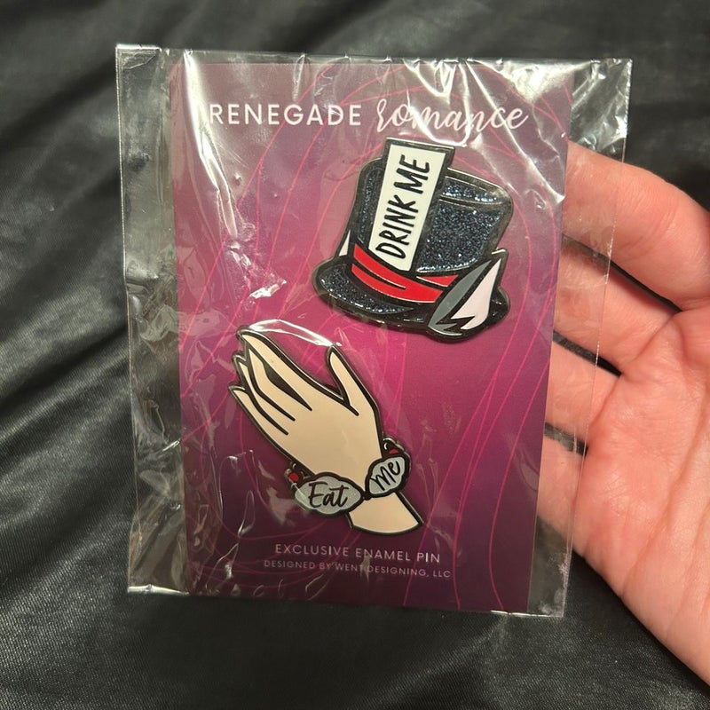 Renegade Romance Escaping Wonderland pin