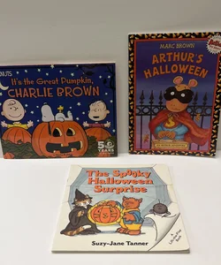 Children’s Halloween Books (3 Book Bundle): It’s the Great Charlie Brown, Arthur’s Halloween,& the Spooky Halloween Surprise 