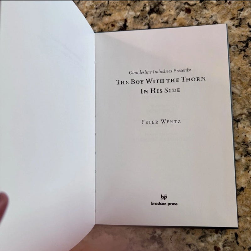 The Boy With The Thorn In His Side written by Peter Wentz 