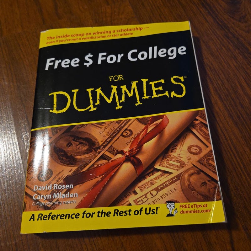 Free $ for College for Dummies