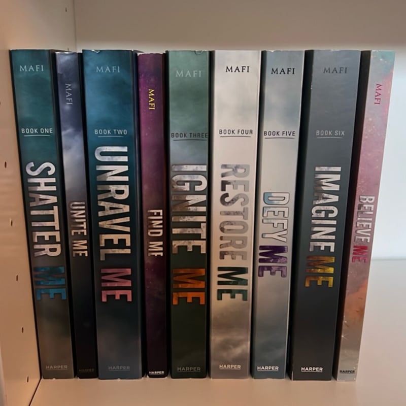 Shatter Me Series (6 books and novellas) by Tahereh Mafi, Paperback ...