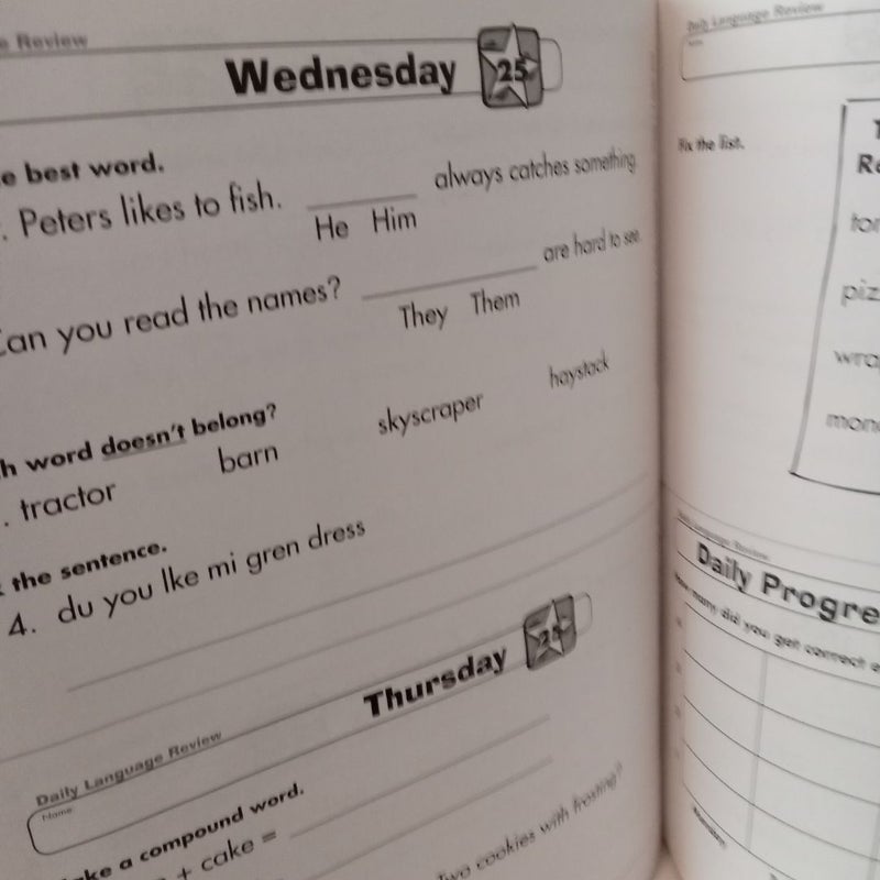 Daily Language Review Grade 1