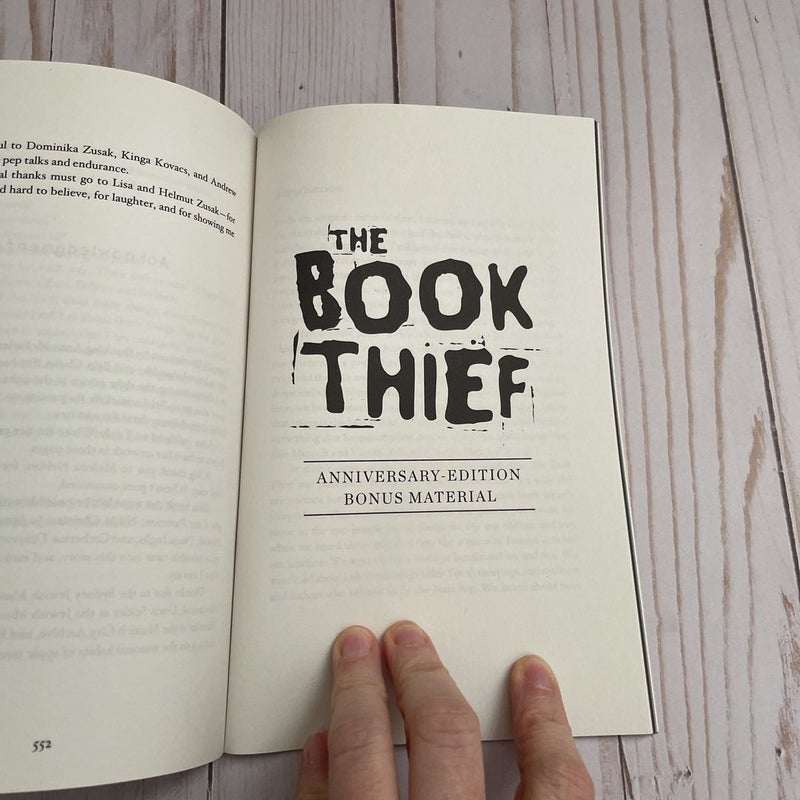 The Book Thief BONUS CONTENT