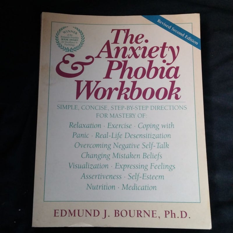 Anxiety and Phobia Workbook   #sku flr