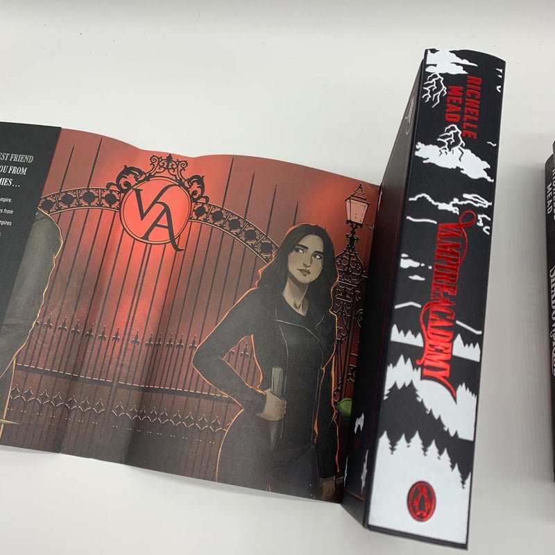 Fairyloot Exclusive Vampire Academy Set 1-3 Hand Signed