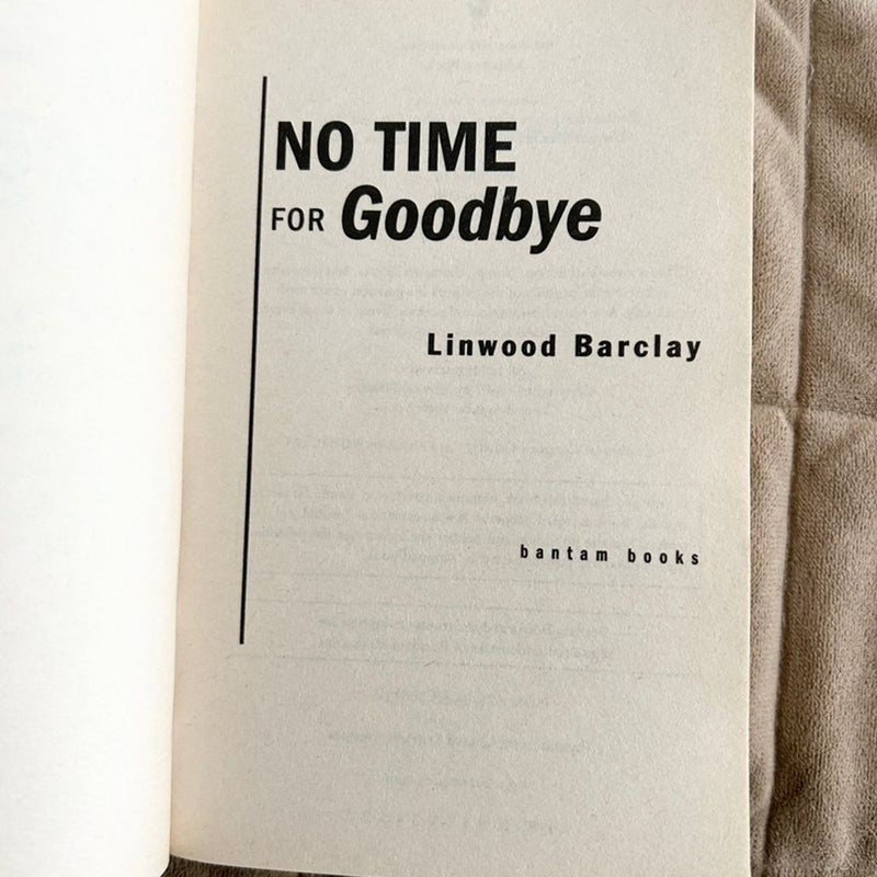 No Time for Goodbye