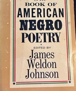 The Book of American Negro Poetry 