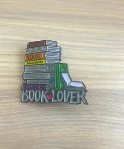 “Book Lover” pin