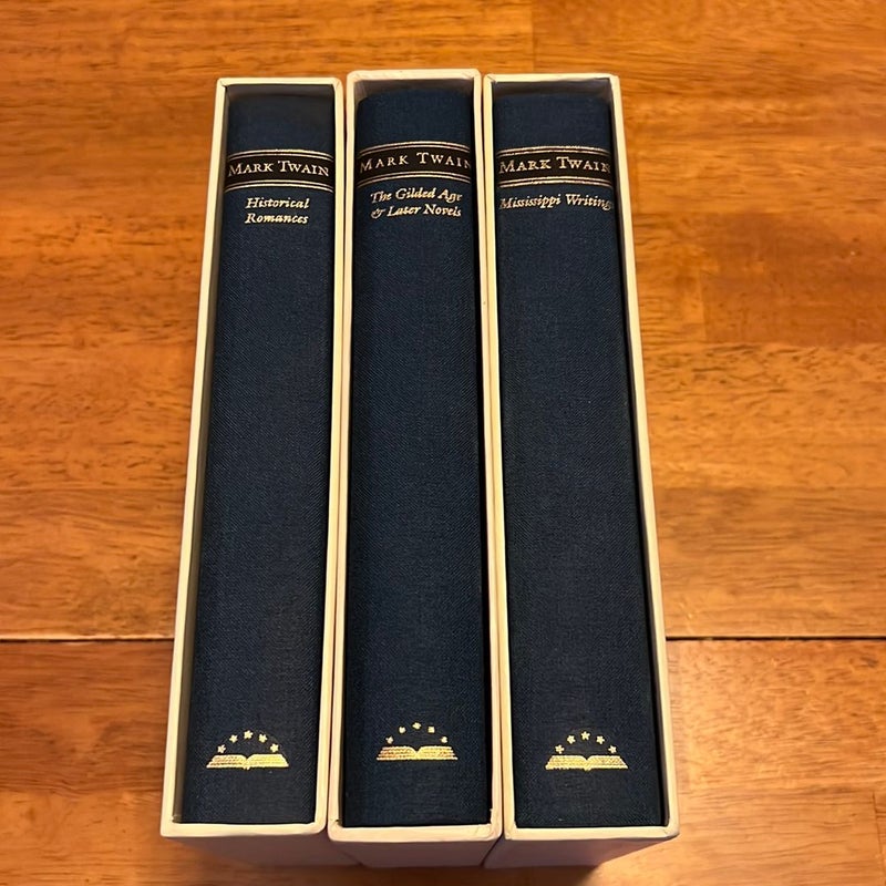 Mark Twain Library of America Slipcase Set