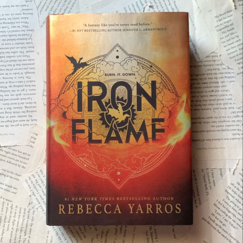 Iron Flame sprayed edges 