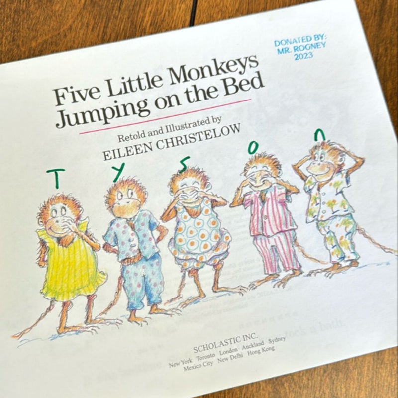 Five Little Monkeys Jumping on the Bed
