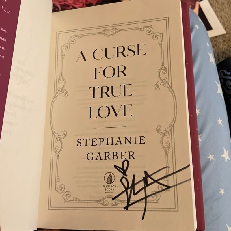 A Curse For True Love signed barnes edition with art print