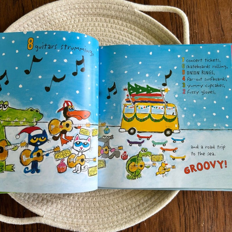 Pete the Cat's 12 Groovy Days of Christmas