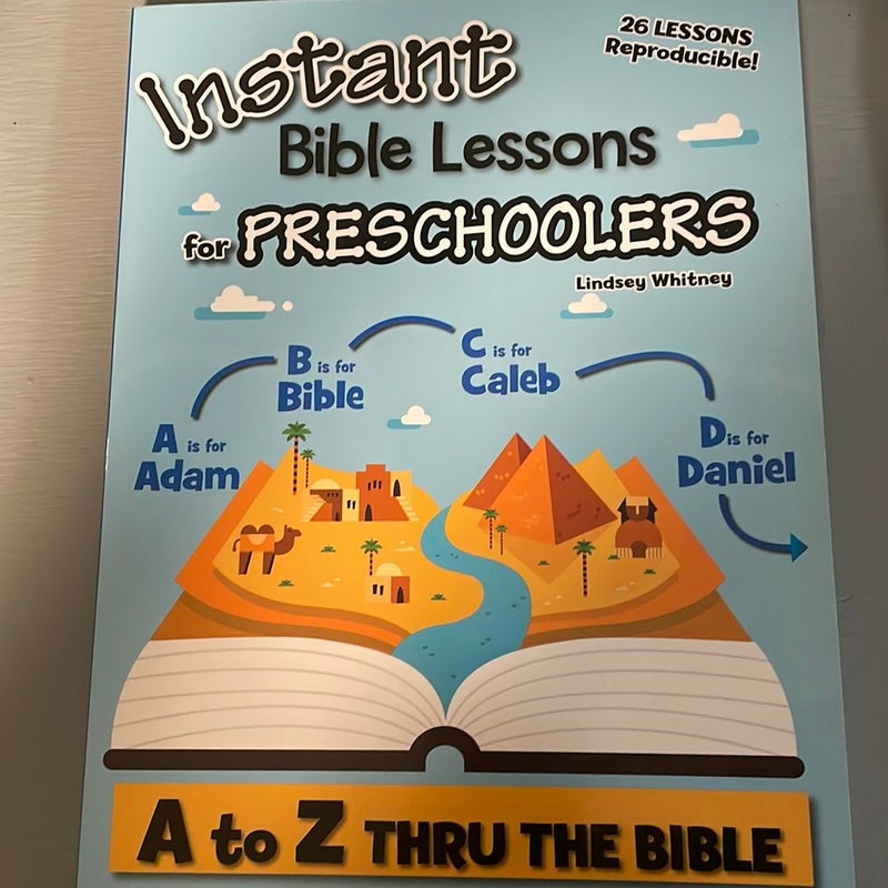 Instant Bible Lessons for Preschoolers