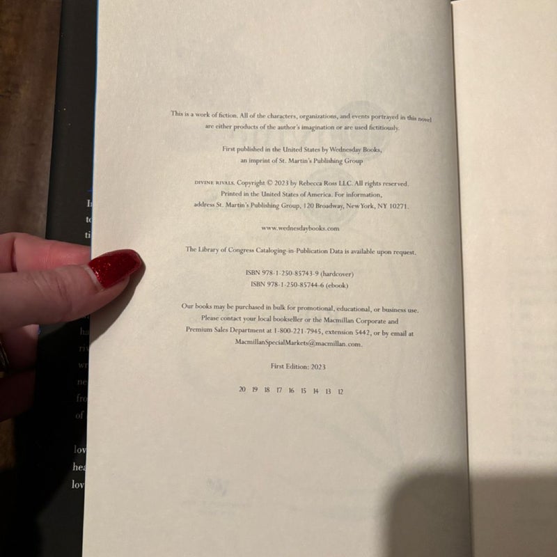 Divine Rivals 1st Ed. 