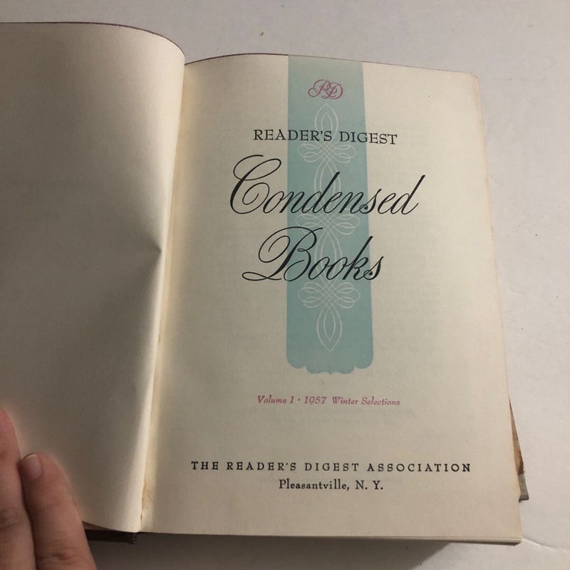 Reader’s Digest Condensed Books Volume 1 - 1957