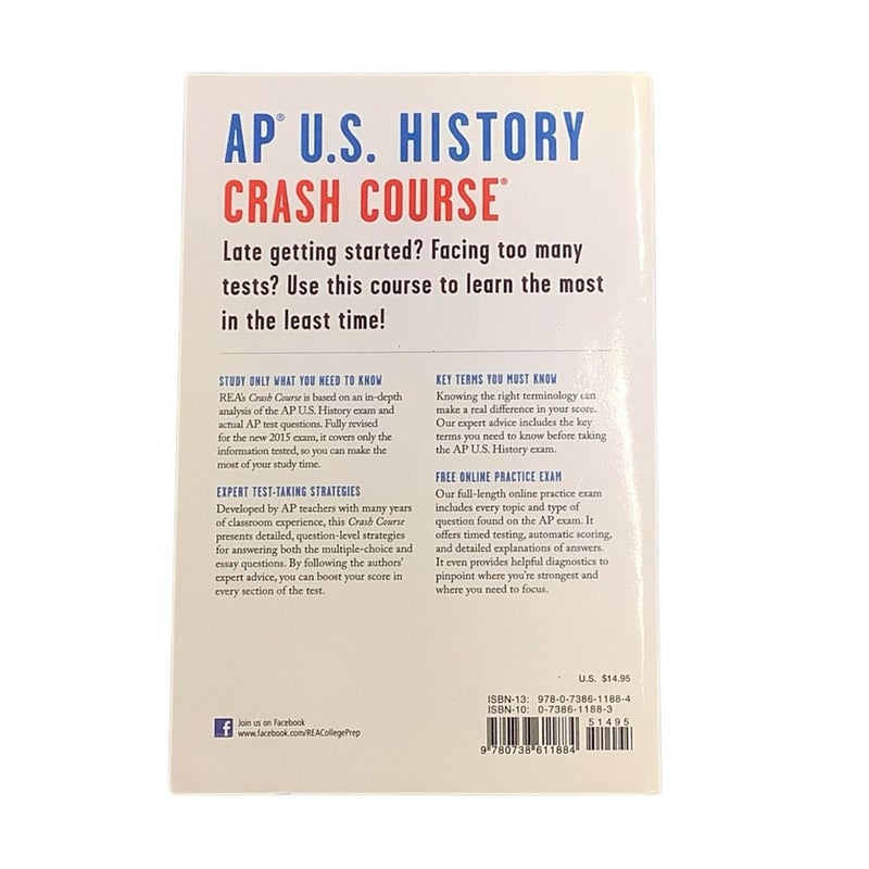 AP® U. S. History Crash Course Book + Online