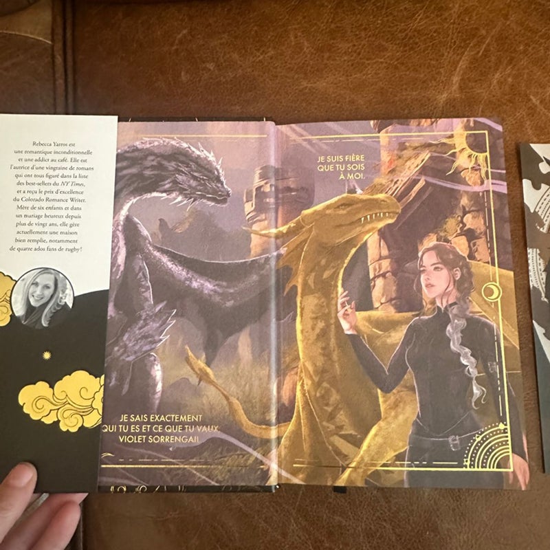 Fourth wing french special edition signed with art