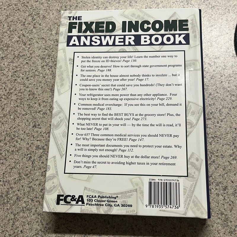 The fixed income answer book for seniors