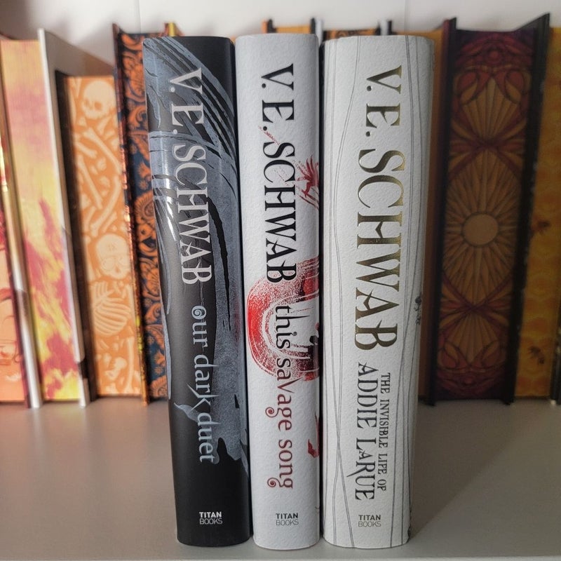 Three V. E. Schwab UK Editions