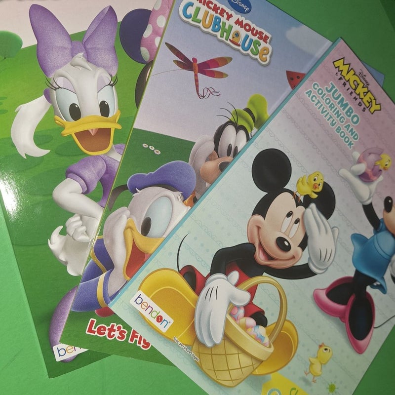 Mickey and Minnie Mouse Coloring Books 