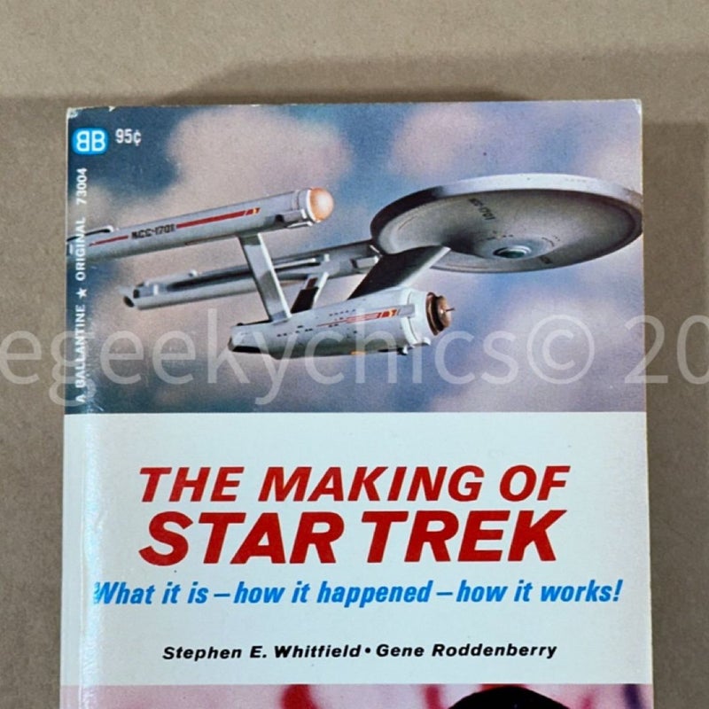 The Making of Star Trek Gene Roddenberry First Printing September 1968 