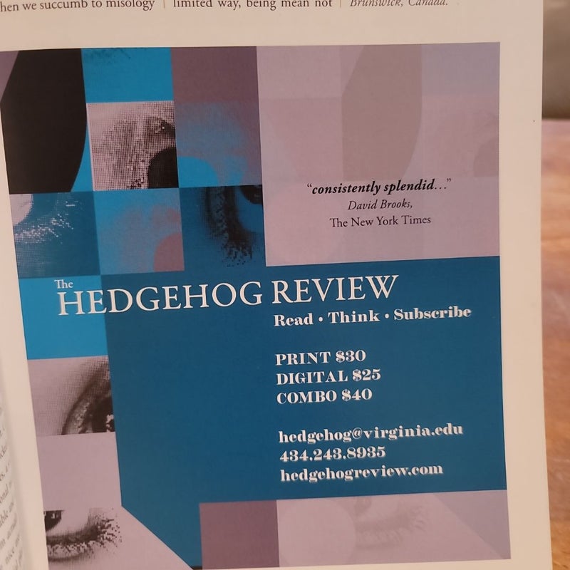 The Hedgehog Review-Volume 26 Number 2-Summer 2024