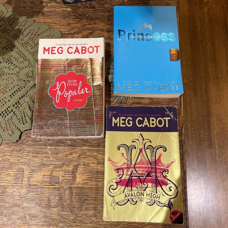 Lot 3 Meg Cabot Novels