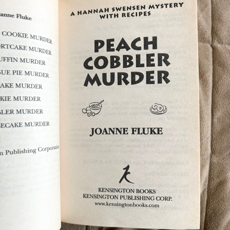 Peach Cobbler Murder 3345