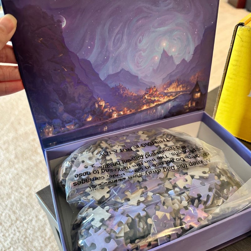 Illumicrate April 2025 Velaris Puzzle ACOTAR