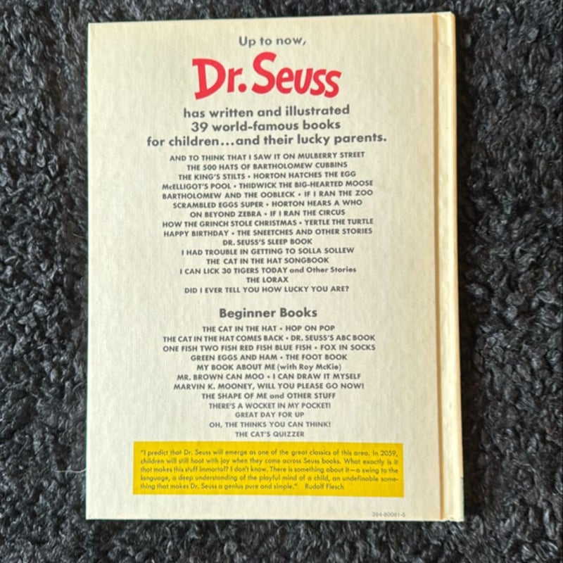 Dr. Seuss's Sleep Book