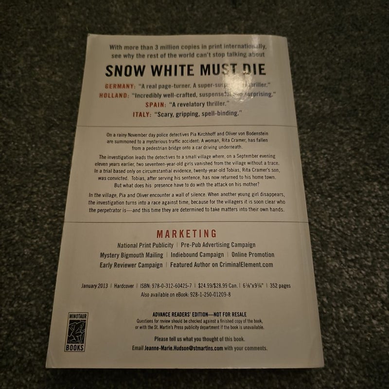 Snow White Must Die : Advance Readers Copy