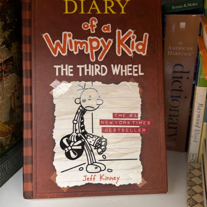 Diary of a Wimpy Kid # 7: Third Wheel by Jeff Kinney, Hardcover ...