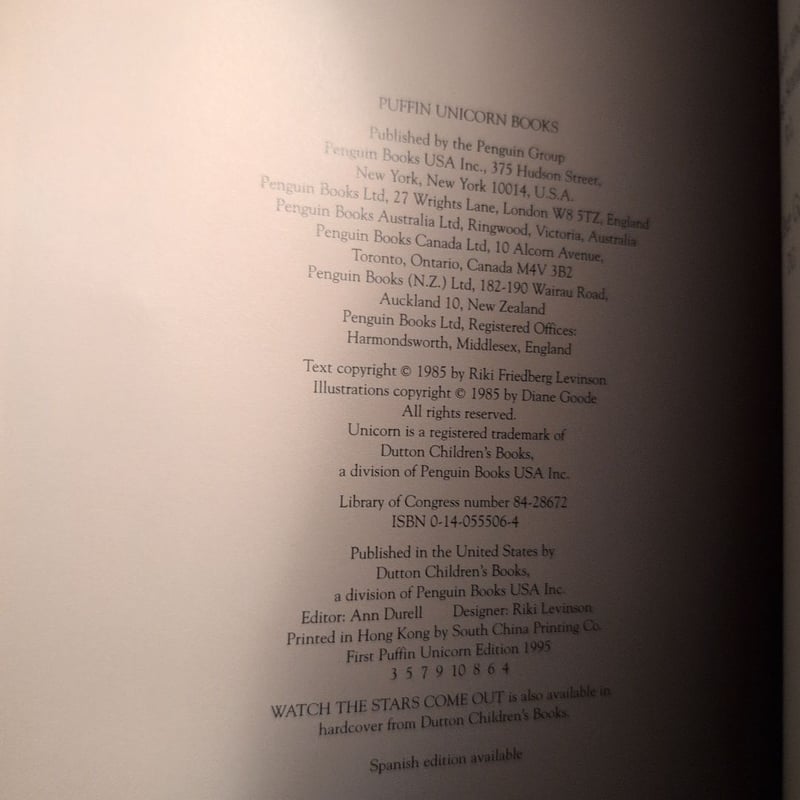 Watch the Stars Come Out (1995)